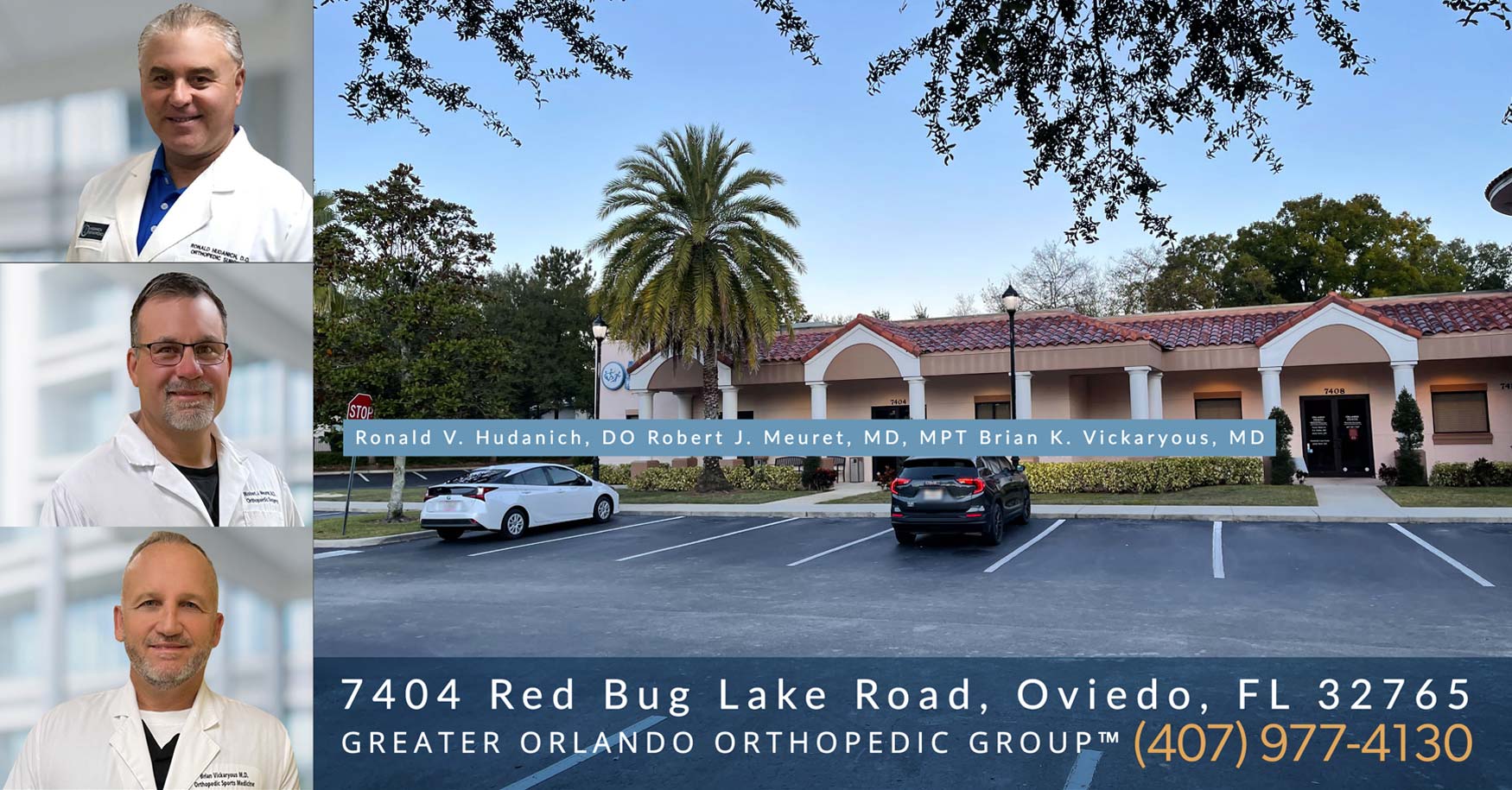 Greater Orlando Orthopedic Group - 7404 Red Bug Lake Road, Oviedo FL 32765