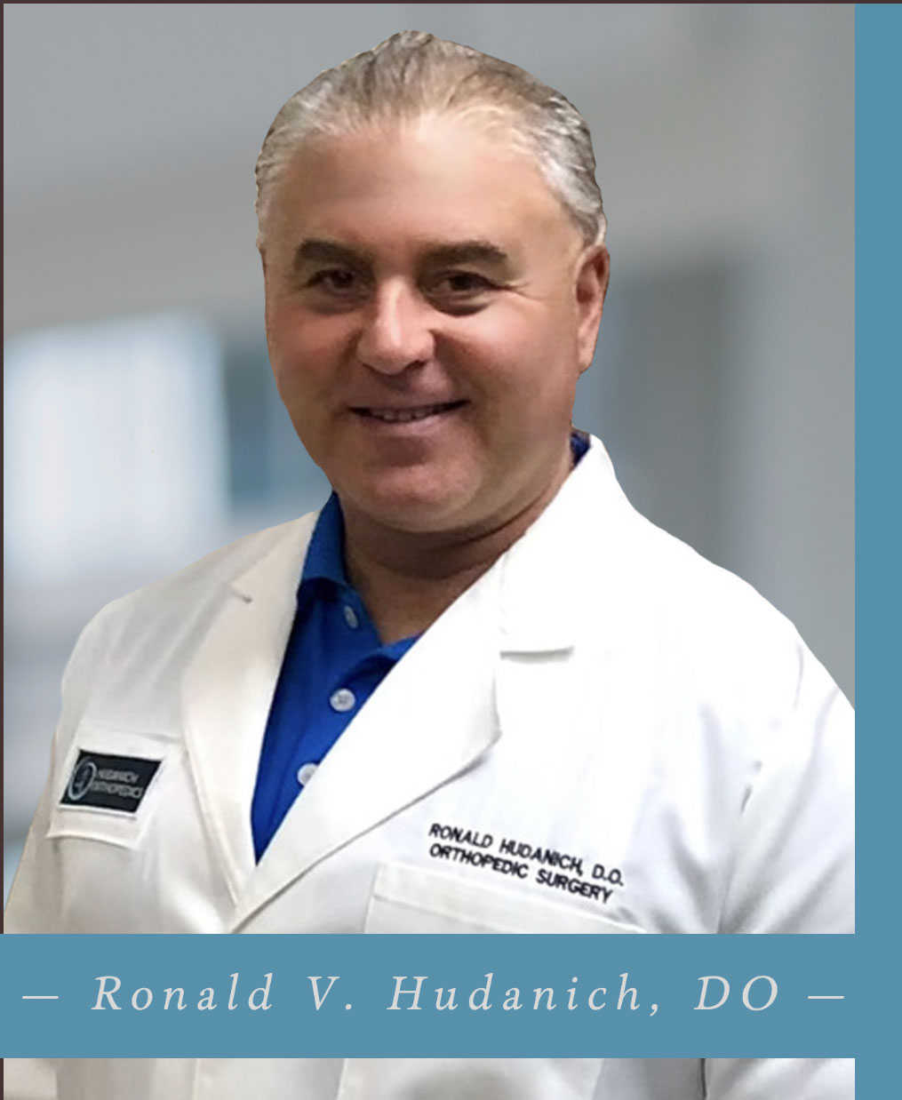 ronald v hudanich, hip and knee replacement specialist